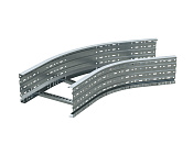 Угол лестничный 90 градусов 150x400 R=600 мм, горячий цинк