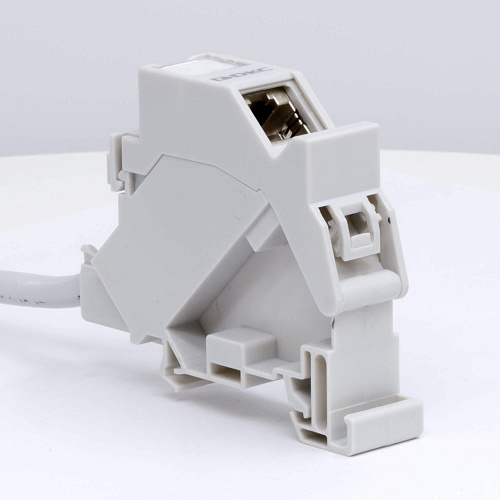 Адаптер на DIN рейку для модулей Keystone