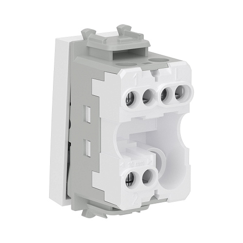 Переключатель модульный, Avanti, белое облако, 1 модуль