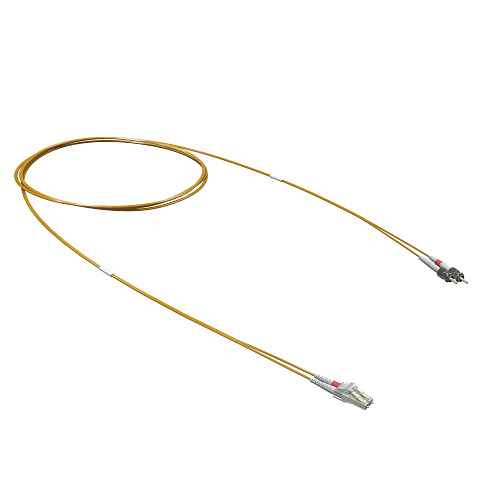 Оптический коммутационный шнур переходной двухволоконный (Duplex) LC-UPC/ST-UPC, 50/125 OM2, 3 м