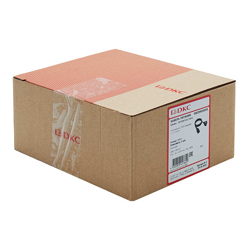 Кабель питания DKC, Sсhuko - IEC320 C13, 3,0м, 3х1,5мм