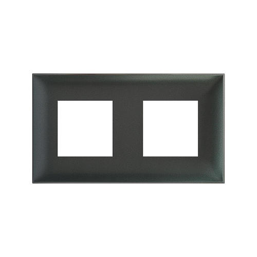 Рамка 2 поста (4 мод.), Avanti, сине-зеленый жемчуг