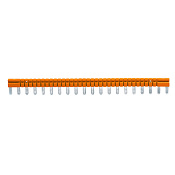 20-ти полюсная шинная перемычка для колодки с винт. клеммами IRK, 36A, 250V, оранжевый цвет