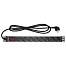 Блок распределения питания (PDU) 19" 16A с индикацией, Вых:8 Schuko, Вх:Schuko