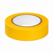 Лента изоляционная ПВХ 19x0,15 20м в рулоне Желтая