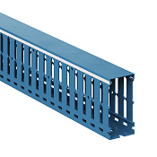 Короб перфорированный, синий RL12 40x80