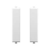 Комплект модульных заглушек Avanti, белое облако, 0,5 модуля 2 штуки