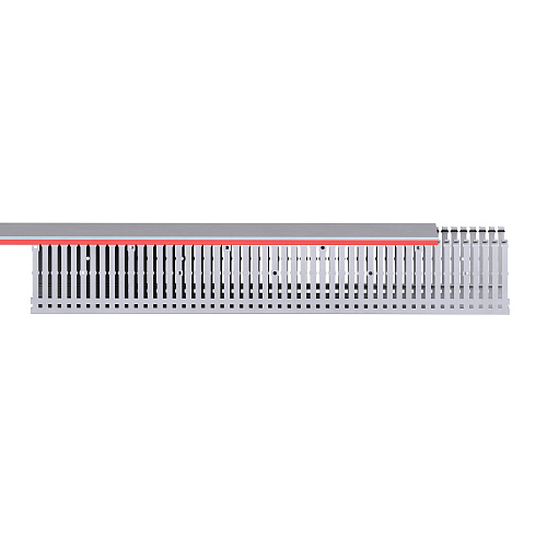 Короб перфорированный, серый RL6 100x80