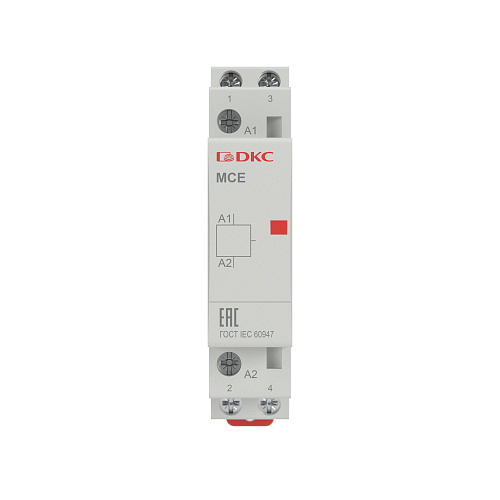 Контактор модульный YON макс (YON max) типа MCE, 2P, 16A, 240В, 2НО