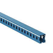 Короб перфорированный, синий RL12 25x30