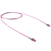 Оптический коммутационный шнур Duplex LC/UPC-LC/UPC, 50/125 (OM4), 2 м