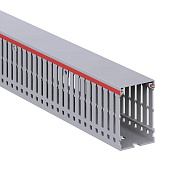 Короб перфорированный, серый RL6 40x60