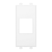 Адаптер без шторки для Кейстоун (Keystone), Avanti, белое облако, 1 модуль