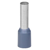 Наконечник-гильза с изолированным фланцем для жилы сечением 4кв.мм, длина контактной части  18мм, серый (НШВИ 4-18)