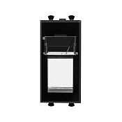 Адаптер для Кейстоун (Keystone), Avanti, черный квадрат, 1 модуль