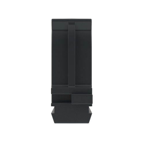 Держатель с защелкой, д.25мм, черный