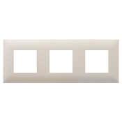Рамка 3 поста (6 мод.), Avanti, ванильная дымка