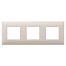 Рамка 3 поста (6 мод.), Avanti, ванильная дымка