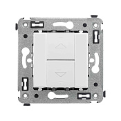 Механизм управления рольставней в стену, Avanti, белое облако