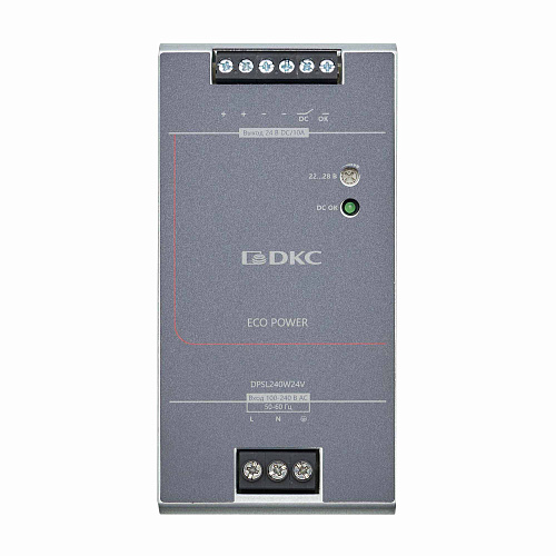 Источник питания Эко Пауэр (Eco Power), однофазный, 240Вт, 10А, 24В