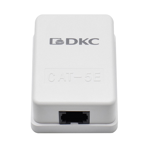 Универсальная розетка CAT5E Кейстоун (Keystone), 1 порт