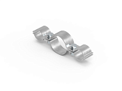 Держатель наружного изолированного токоотвода для изолированной молниеприемной мачты