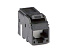 Модуль Кейстоун (Keystone) RJ45 CAT5E неэкранированный(UTP), черный (форм-факторМС)