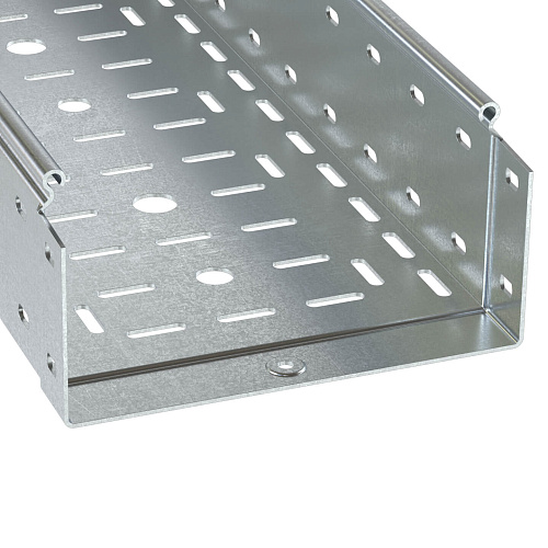 Лоток перфорированный 400х100 L3000 толщина 1,2 мм