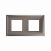 Рамка 2 поста (4 мод.), Avanti, серый жемчуг
