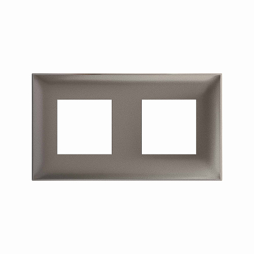Рамка 2 поста (4 мод.), Avanti, серый жемчуг