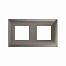 Рамка 2 поста (4 мод.), Avanti, серый жемчуг