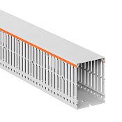 Короб перфорированный RLHF6 60x80, без галогенов, светло-серый