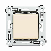 Инвертор одноклавишный в стену, Avanti, ванильная дымка