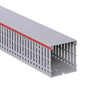 Короб перфорированный, серый RL6 60x60