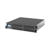 Онлайн ИБП ДКС серии Смолл Рэкмаунт (Small Rackmount), 1000 ВА/900 Вт, 1/1, 6xIEC C13, 1хIEC C19, EPO, USB, RS-232, Rack 2U, з/у 1А, 2x9Ач