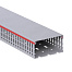 Короб перфорированный, серый RL6 80x40