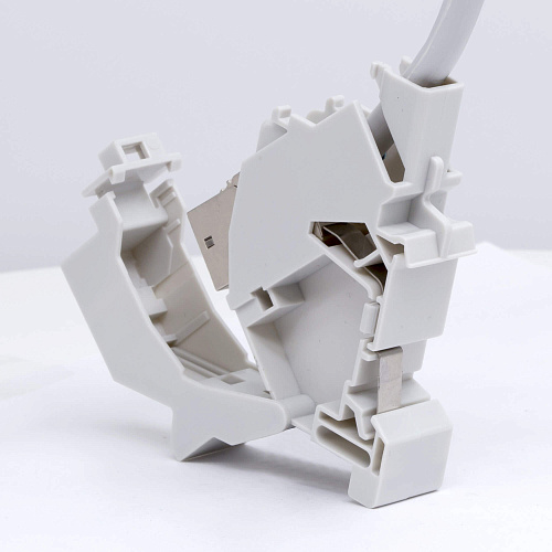 Адаптер на DIN рейку для модулей Keystone