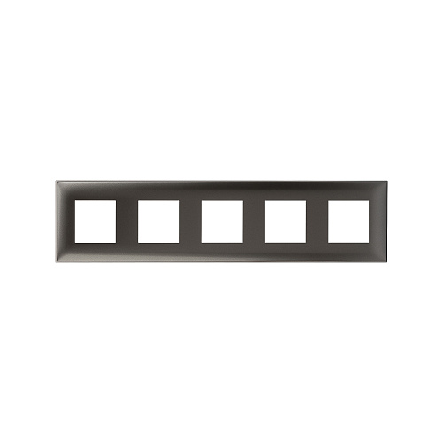 Рамка 5 постов (10 мод.), Avanti, серый жемчуг