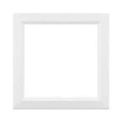 Декоративная вставка для металлических рамок 1 пост (2 мод.), Avanti, белая