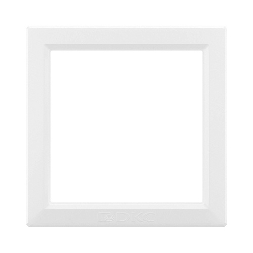 Декоративная вставка для металлических рамок 1 пост (2 мод.), Avanti, белая