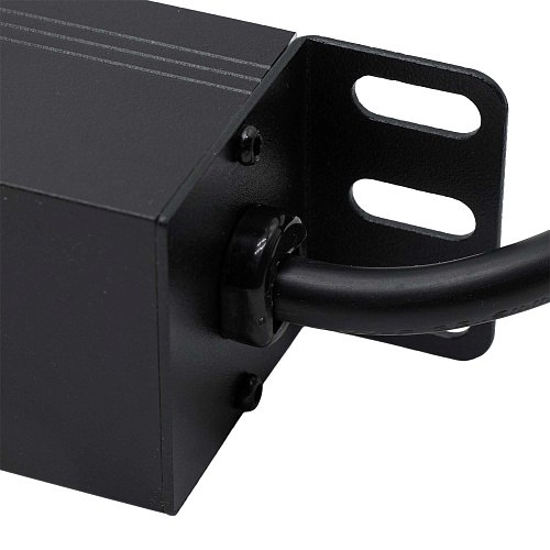 Блок распределения питания (PDU) 19" 10A с автоматом 1P, Вых:8 C13, Вх:C14