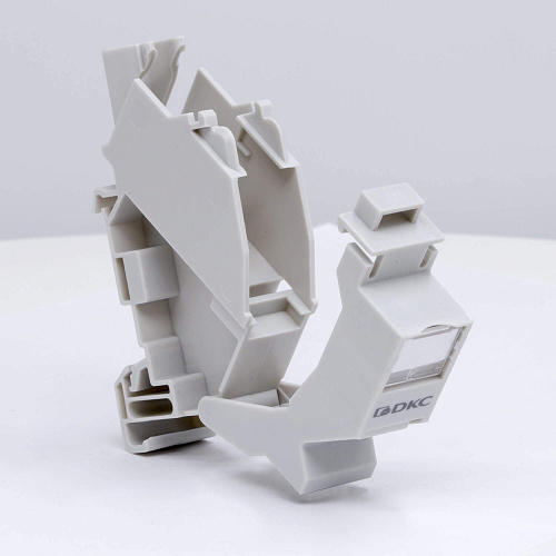 Адаптер на DIN рейку для модулей Keystone