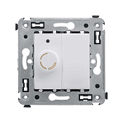 Диммер поворотный в стену, Avanti, белое облако