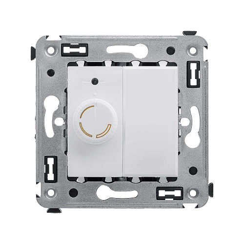 Диммер поворотный в стену, Avanti, белое облако