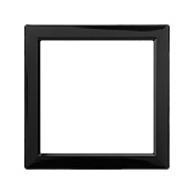 Декоративная вставка для металлических рамок 1 пост (2 мод.), Avanti, черная