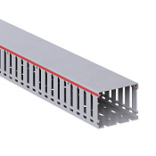 Короб перфорированный, серый RL12 80x60