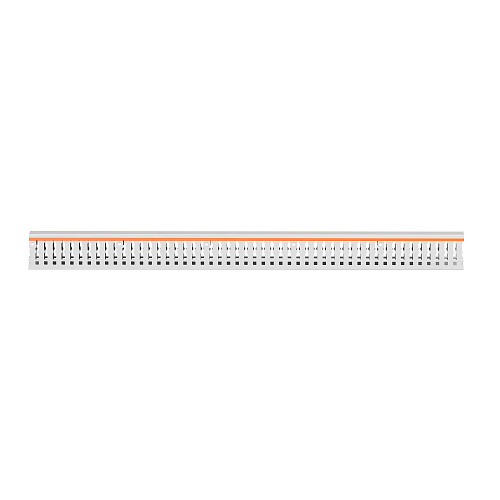 Короб перфорированный RLHF6 25x40, без галогенов, светло-серый