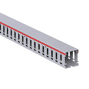 Короб перфорированный, серый RL12 40x40