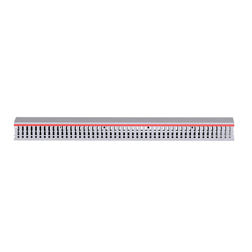 Короб перфорированный, серый RL6 80x40