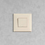 Выключатель одноклавишный в стену, Avanti, ванильная дымка